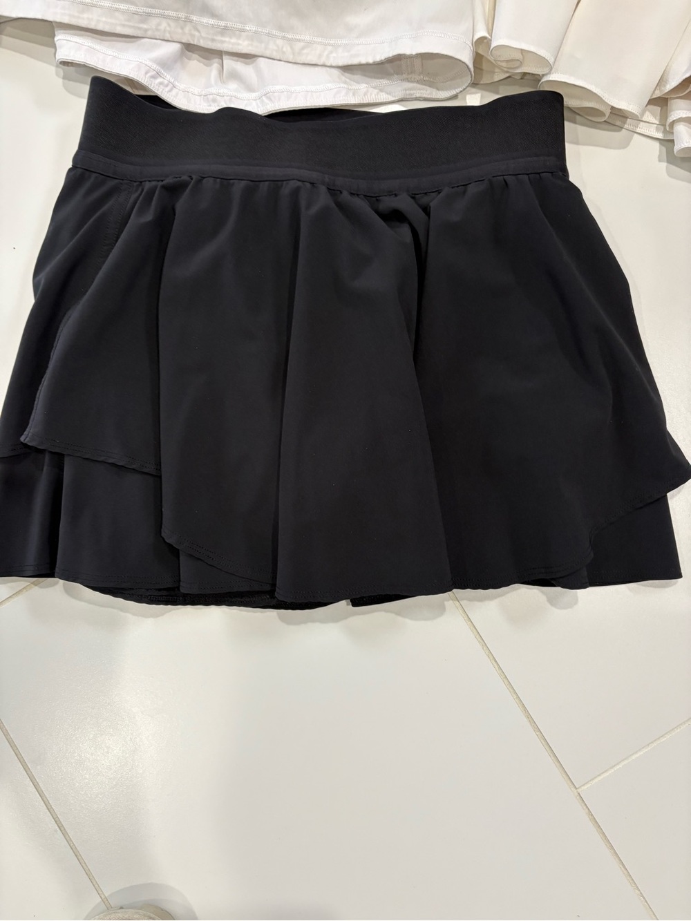 lululemon athletica Black Layered Skater Skirt